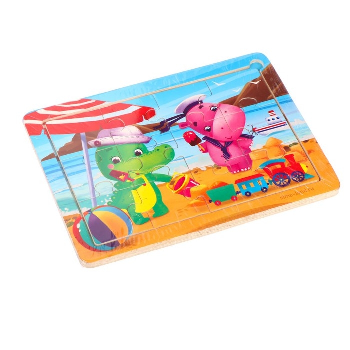 Пазлы «Отличный отдых», 12 элементов, 15×11 см Пазлы «Отличный отдых», 12 элементов, 15×11 см