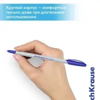 Набор ручек шариковых 4шт ErichKrause Neo Stick Metallicf узел 0.7мм, цвет чернил синий