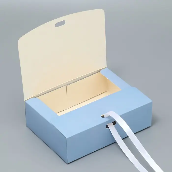 Коробка подарочная складная, упаковка, «Голубая», 16.5 х 12 х 5 см Коробка подарочная складная, упаковка, «Голубая», 16.5 х 12 х 5 см