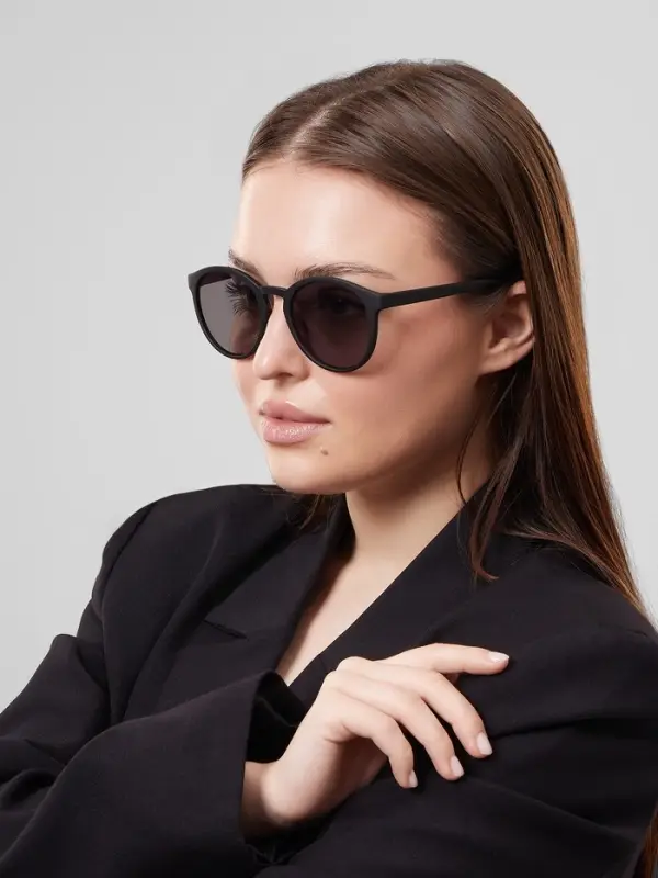 Очки солнцезащитные &laquo;Панто&raquo;, uv 400, линза 5&times;4.5 см, фиолетовые