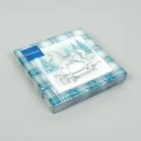 Салфетки бумажные трёхслойные «Скатерть с лошадью на зеленом», 33х33, 20 шт Салфетки бумажные трёхслойные «Скатерть с лошадью на зеленом», 33х33, 20 шт