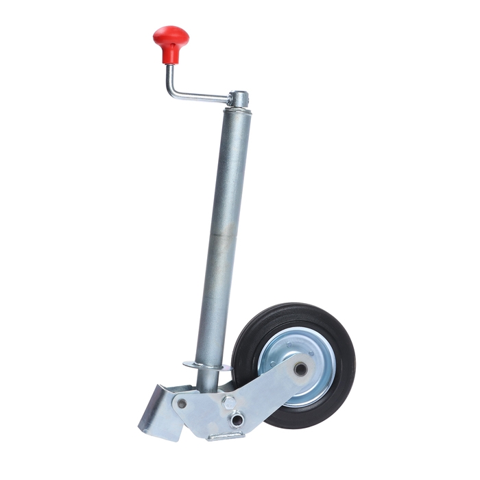 Опорное колесо прицепа, автоматическая блокировка, Ø 42 мм, нагрузка до 150 кг Опорное колесо прицепа, автоматическая блокировка, Ø 42 мм, нагрузка до 150 кг