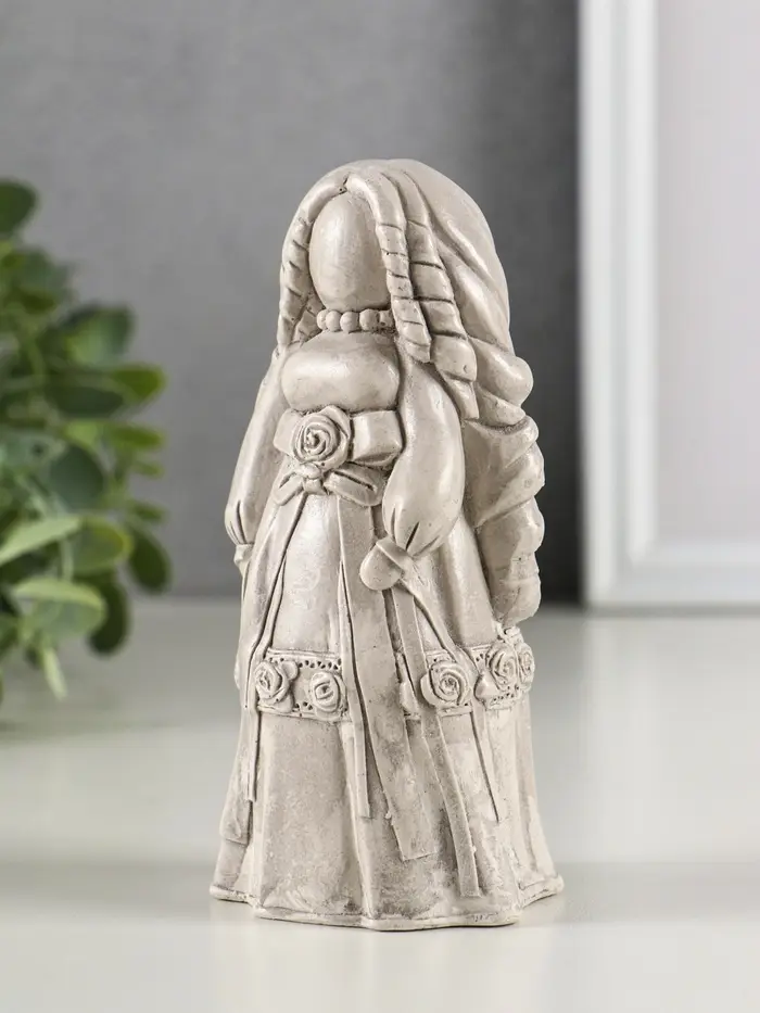 Фигура гипс "Берегиня Манилка" 13х6 см, под камень Фигура гипс "Берегиня Манилка" 13х6 см, под камень
