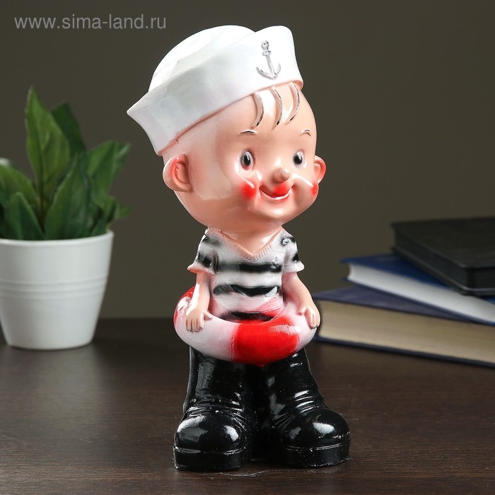 Копилка Копилка "Мальчик-морячок" 9х10х25см