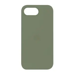 Чехол iPhone 17e Silicone Case 100% ORG (MagSafe + анимация NFC Clear) c LOGO Light Moss