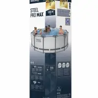 Бассейн каркасный Steel Pro MAX, 366&times;100 см, фильтр-насос, круглый, 56260 Bestway