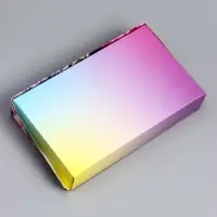 Коробка складная с окном &laquo;Цветы&raquo;, 20&times;12&times;4 см