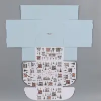 Коробка подарочная самосборная &laquo;С Новым годом!&raquo;, 24&times;24&times;12 см