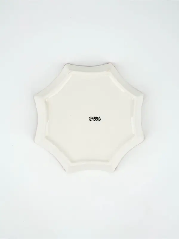 Блюдо керамическое новогоднее «Сказочного года», 21×21×3 см, ручная работа Блюдо керамическое новогоднее «Сказочного года», 21×21×3 см, ручная работа