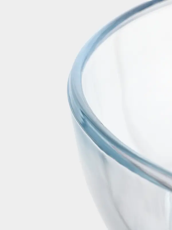 Утятница Paşabah&ccedil;e Borcam, 2 л, с крышкой-формой, жаропрочное стекло, прозрачная