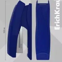 Степлер канцелярский № 10, ErichKrause Elegance, до 20 листов, встроенный антистеплер, МИКС