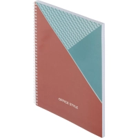 Бизнес-тетрадь А4,96л,обл.карт,греб,кл,Attache Economy,Office Style,бежевая