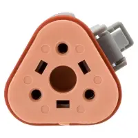 Разъем 3 pin с проводами серии Deutsch DT06-3S для ГАЗ, КАМАЗ, DAF, IVECO, MAN, Scania