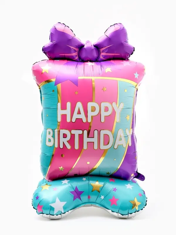 Воздушные шары фольгированны "Happy birthday", набор 5 штук