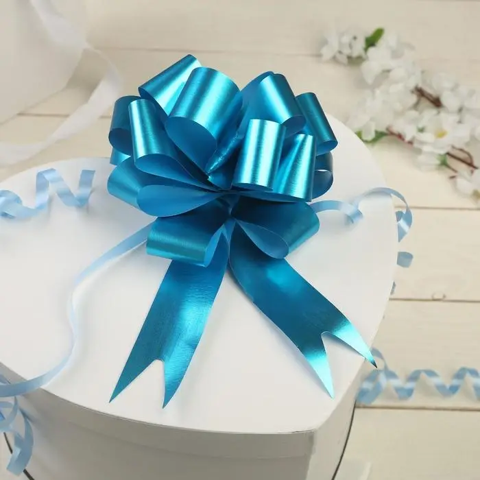 Бант - шар №3, простой, голубой Бант - шар №3, простой, голубой