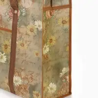 Сумка хозяйственная &laquo;Письмо&raquo;, на молнии, 60&times;20&times;45 см, наружный карман, коричневая