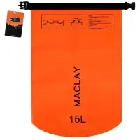 Гермомешок туристический maclay, 15 л, 500D, с лямкой, МИКС