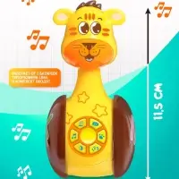 Неваляшка музыкальная &laquo;Тигруля&raquo;, развивающая, звук, свет