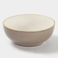 Салатник Magistro &laquo;Церера&raquo;, 1.1 л, 18.5&times;7.5 см, фарфор, коричневый