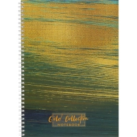 Бизнес-тетрадь А4 96л AttacheSelection Gold Collection клет,спир,карт,голуб