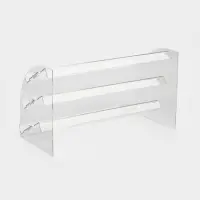 Горка 3 ступеньки угол 30, 33&times;17&times;19 см, оргстекло 2 мм