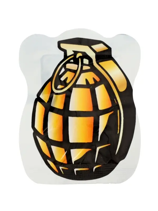 Прикол бомбочка «Граната», 9,5 × 7 × 1 см, цвета МИКС