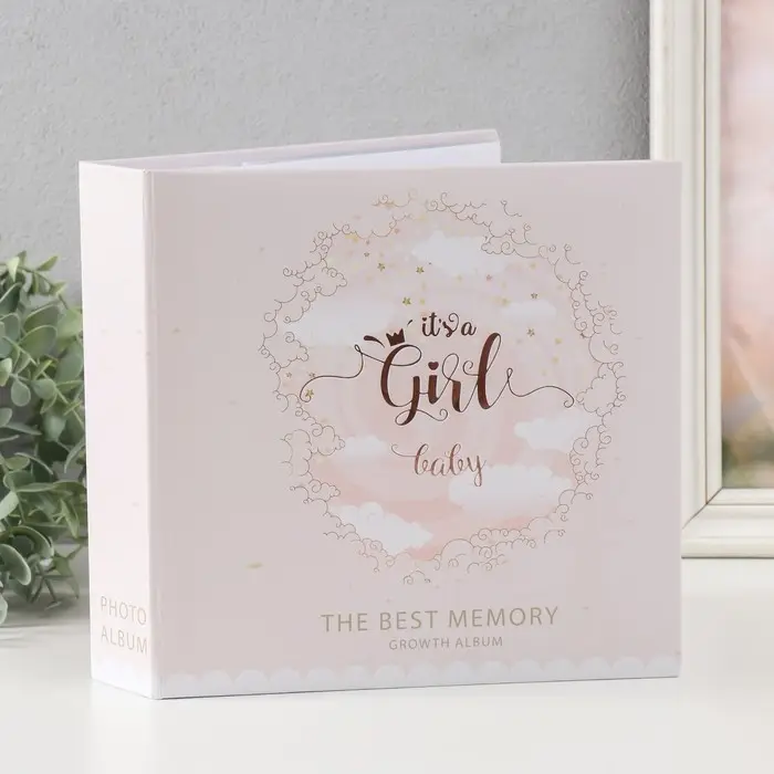 Фотоальбом на 200 фото 10&times;15 см &laquo;Лучшие воспоминания. Малышка&raquo;, бумажные листы, 22&times;5&times;22 см