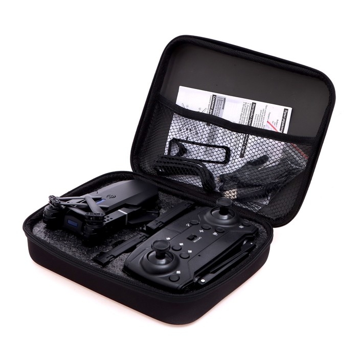 Квадрокоптер на радиоуправлении FLYDRONE, камера 1080P, барометр, Wi-Fi, 2 аккумулятора, цвет чёрный Квадрокоптер на радиоуправлении FLYDRONE, камера 1080P, барометр, Wi-Fi, 2 аккумулятора, цвет чёрный