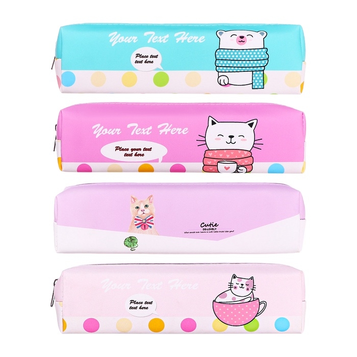 Пенал школьный «Зверюшка», на молнии, МИКС Пенал школьный «Зверюшка», на молнии, МИКС