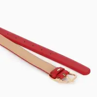 Ремень жен 05-01-01-01, Июнь2512, 3*0,3*110 см, без винта, пряж золото, 1 прокол, красный Ремень жен 05-01-01-01, Июнь2512, 3*0,3*110 см, без винта, пряж золото, 1 прокол, красный