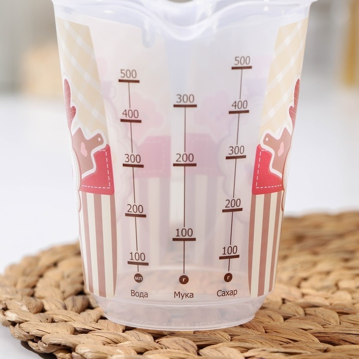 Ёмкость мерная, 650 мл, прозрачный