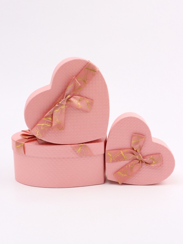 Набор коробок 3 в 1 сердца 22 х 20 х 9; 18.5 х 17 х 7.5; 1 6 х 14 х 6 см Набор коробок 3 в 1 сердца 22 х 20 х 9; 18.5 х 17 х 7.5; 1 6 х 14 х 6 см