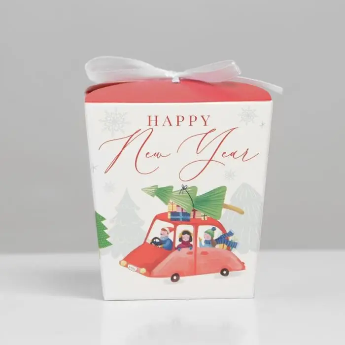 Бонбоньерка новогодняя «Город», 7,5 х 8 х 7,5 см, Новый год Бонбоньерка новогодняя «Город», 7,5 х 8 х 7,5 см, Новый год