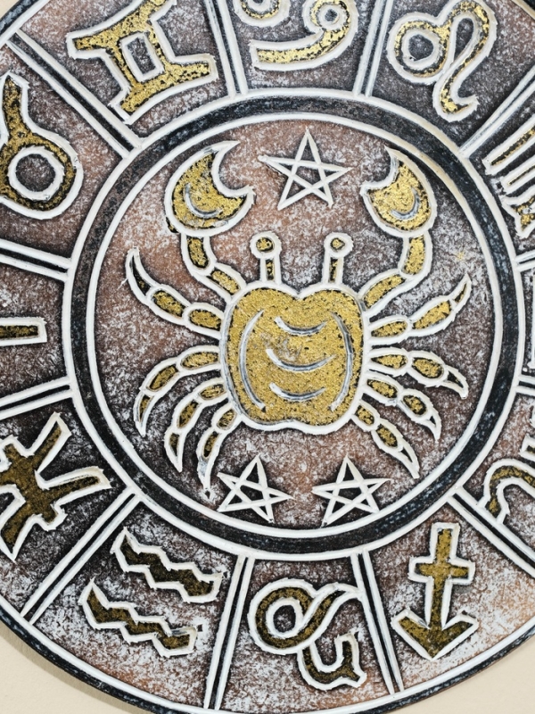 Панно резное МДФ  Панно резное МДФ "Рак", 30х30х2 см