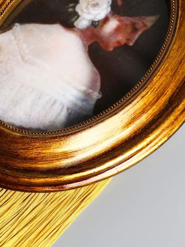 Фоторамка полистоун 14х18,5 см Фоторамка полистоун 14х18,5 см "Бант с бахромой" под дерево 22,5х17х3 см