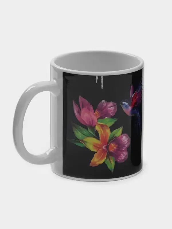 Кружка - хамелеон Доляна &laquo;Колибри&raquo;, 350 мл, керамика, небольшие дефекты