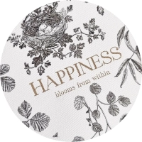 Ежедневник датированный 2026 IF 14х20см 160л, на спир Happiness I1755/black