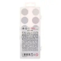 Акварель ErichKrause Sport DNA, 12 цветов, без кисти, пластиковая коробка, европодвес