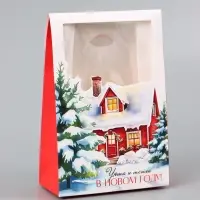 Коробка складная &laquo;Уюта в Новом году&raquo;, 15&times;7&times;22 см