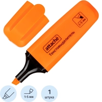 Маркер текстовыделитель Attache Palette 1-5мм оранжевый HL6010