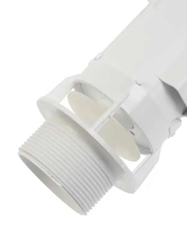 Арматура для смывных бачков "УКЛАД" - 2, с нижней подводкой 1/2", однокнопочная, хром