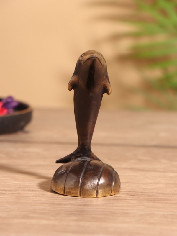 Сувенир бронза "Дельфин" 8х5х13 см