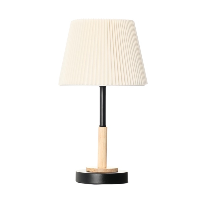 Светильник настольный Светильник настольный "Дипломат" 1х40Вт Е27 черный/бежевый 22,5х22,5х39,5см