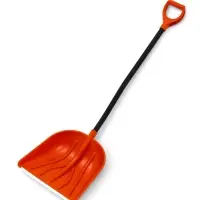 Лопата 410 х 460 мм, пластик, металлический черенок, оцинкованная планка Вьюга №5 Премиум