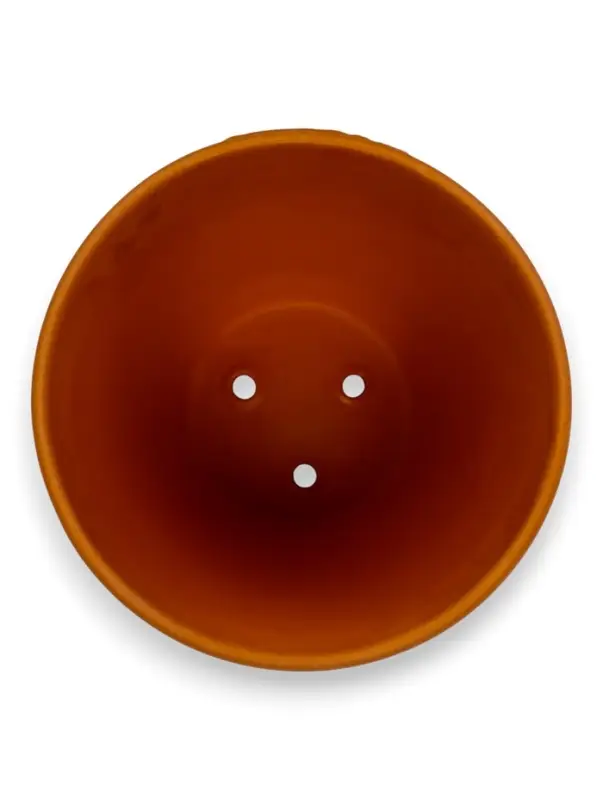 Горшок цветочный с поддоном 2,5 л, d18/h16 см терракот керамика, Горшок цветочный с поддоном 2,5 л, d18/h16 см терракот керамика, "Голландия" (М)