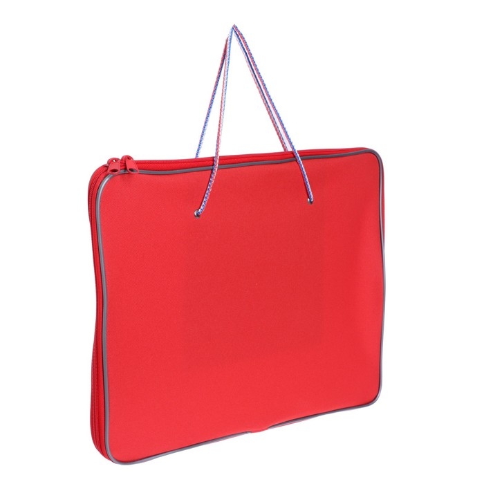 Папка для чертежей и рисунков А3, 470 х 340 х 20 мм, с ручками текстильная Папка для чертежей и рисунков А3, 470 х 340 х 20 мм, с ручками текстильная "Творчество", с карманом