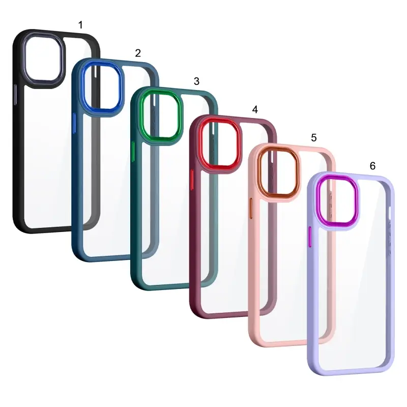 Чехол для iPhone 12/12 Pro цветной бампер