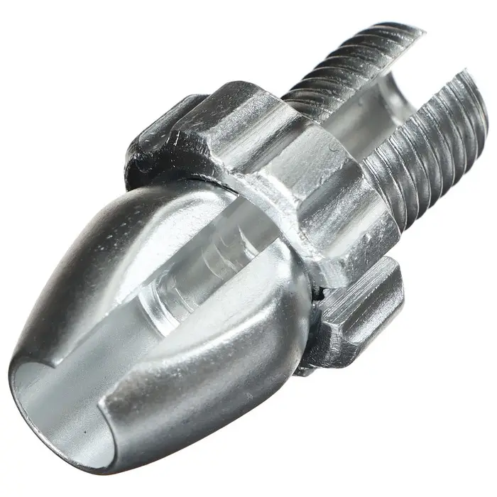 Регулятор натяжения троса тормоза F30, под резьбу М10, алюминий, цвет серебристый Регулятор натяжения троса тормоза F30, под резьбу М10, алюминий, цвет серебристый