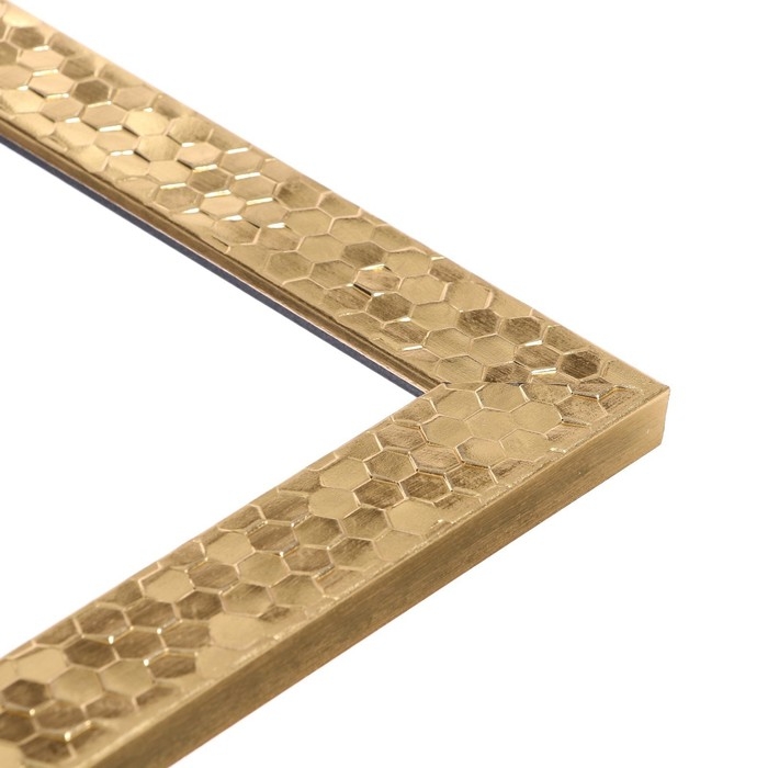 Рама для картин (зеркал) 40 х 50 х 2.7 см, пластиковая, Calligrata 651618, золото Рама для картин (зеркал) 40 х 50 х 2.7 см, пластиковая, Calligrata 651618, золото