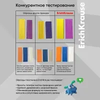 Пластилин ErichKrause Jolly Friends, 12 цветов, 216 г, со стеком, в картонной упаковке